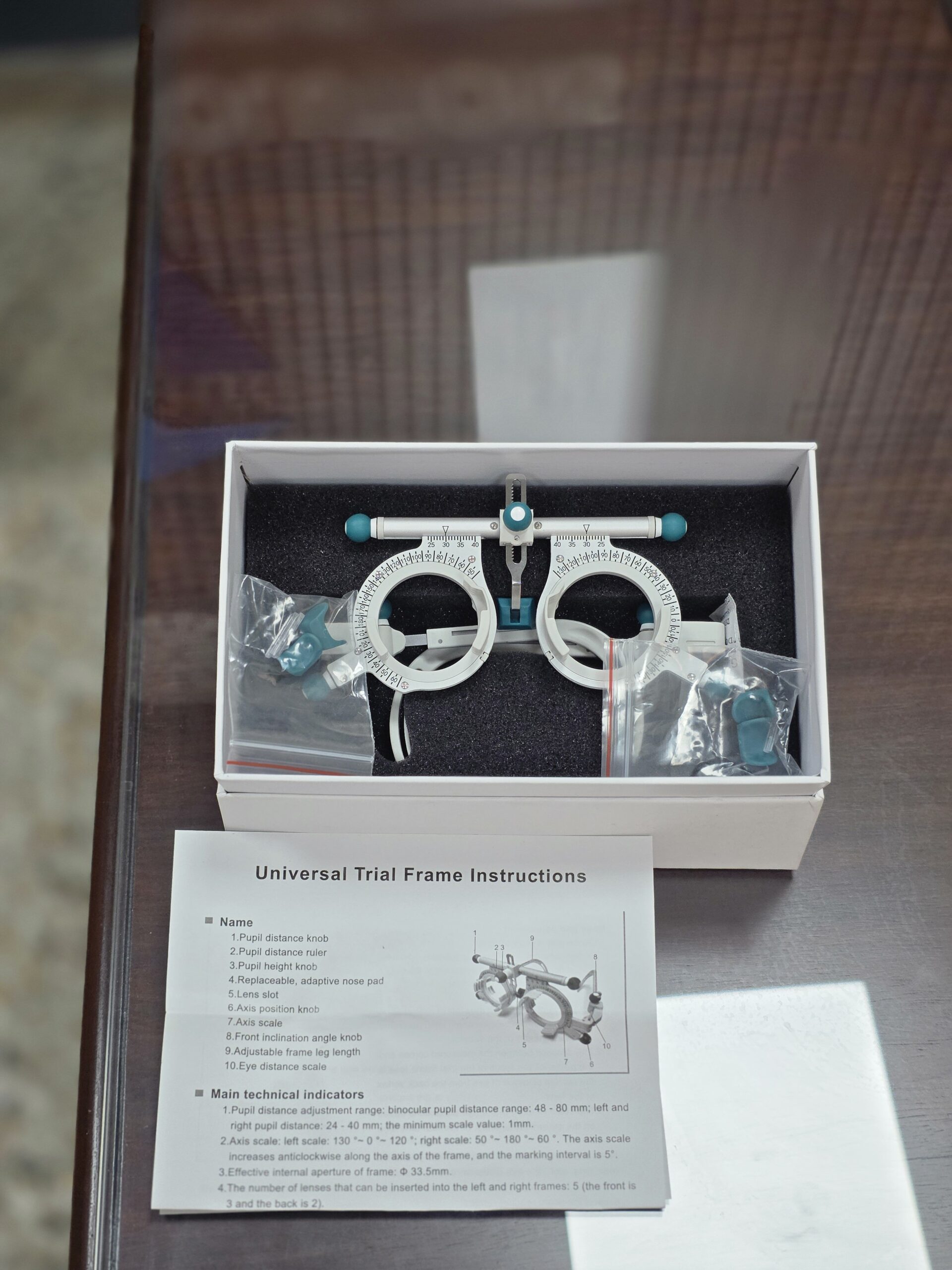 High Quality Trial Frame Ophthalmic Lens Frame Optical
Test Instrument Tool